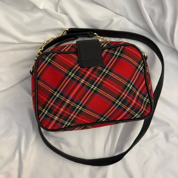 EUC Talbots Tartan Plaid Crossbody Bag - Picture 6 of 10